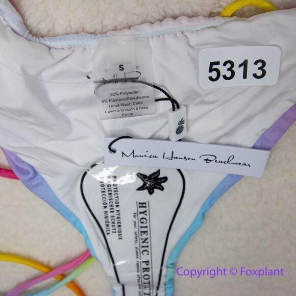 NEW Monica Hansen Beachwear MHB miami vice string bikini bottom, size s - Picture 13 of 13
